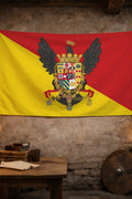 Bandiera Regno di Sicilia Ferdinando III Storico Patriottico Italiano