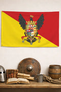 Bandiera Regno di Sicilia Ferdinando III Storico Patriottico Italiano