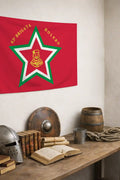 Bandiera 63ª Brigata partigiana Garibaldi - storico patriottico italiano