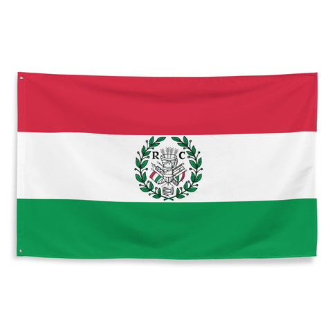 Bandiera Cispadana Storico Patriottico Italiano