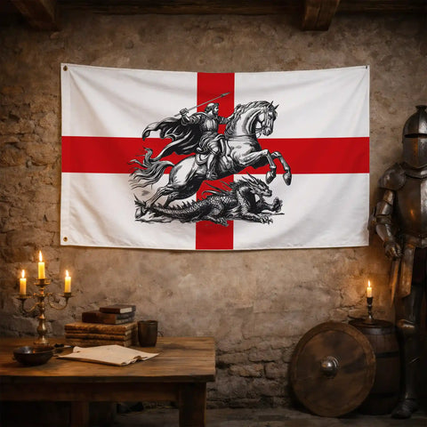 Bandiera Croce di San Giorgio - storico patriottico italiano