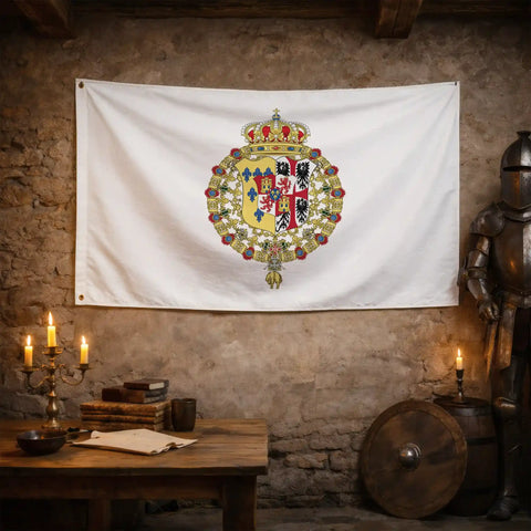 Bandiera Ducato di Parma - storico patriottico italiano