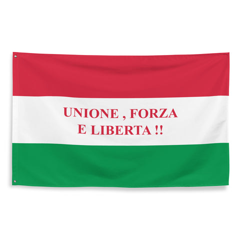Bandiera Giovine Italia - storico patriottico italiano