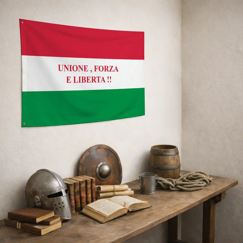Bandiera Giovine Italia - storico patriottico italiano