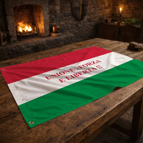 Bandiera Giovine Italia - storico patriottico italiano