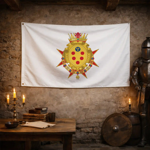Bandiera Granducato di Toscana dei Medici - dettaglio 1