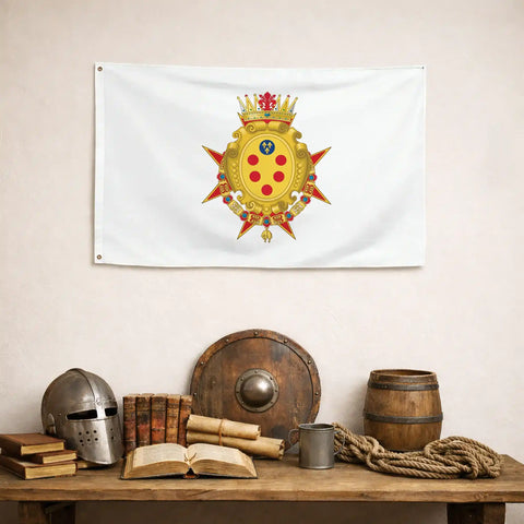 Bandiera Granducato di Toscana dei Medici - dettaglio 2