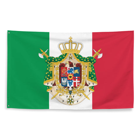 Bandiera Impero Italiano Napoleonico Storico Patriottico Italiano