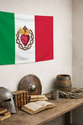 Bandiera Italia Sacro Cuore - storico patriottico italiano