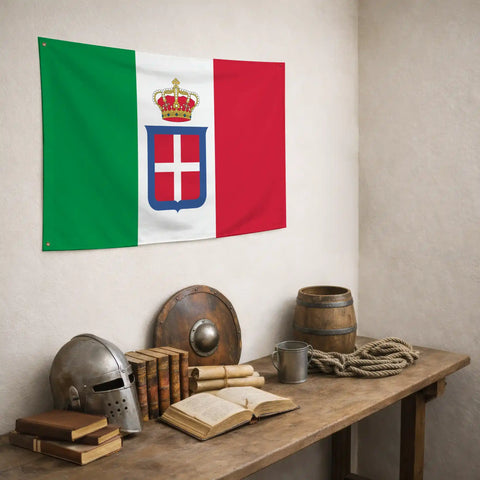 Bandiera Italiana Monarchia - dettaglio 3