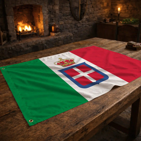 Bandiera Italiana Monarchia - dettaglio 4