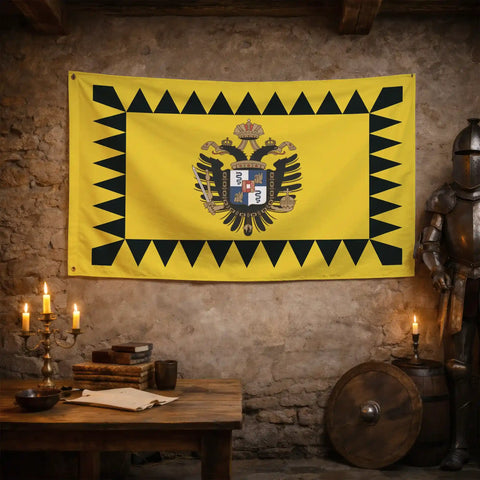 Bandiera Lombardo-Veneto - storico patriottico italiano