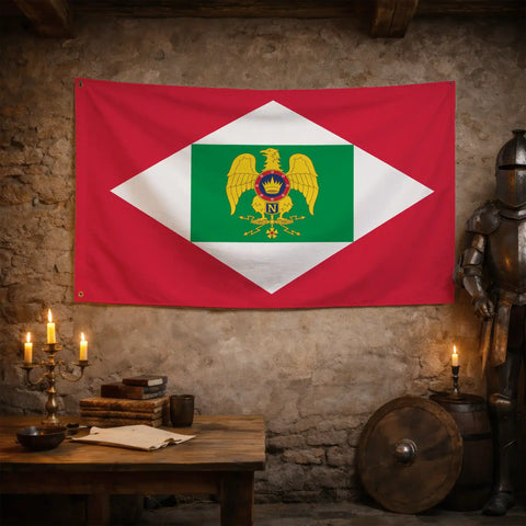 Bandiera Regno d'Italia Napoleone - dettaglio 1