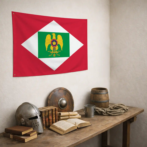 Bandiera Regno d'Italia Napoleone - dettaglio 3