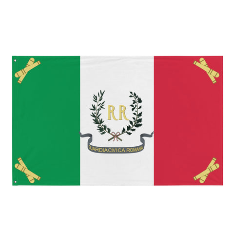Bandiera Repubblica Romana - storico patriottico italiano