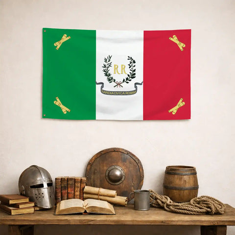 Bandiera Repubblica Romana - storico patriottico italiano