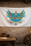 Bandiera - Stemma del Lazio - bandiera stemma araldica Lazio