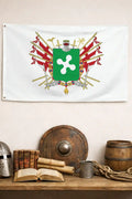 Bandiera - Stemma della Lombardia - bandiera stemma araldica Lombardia