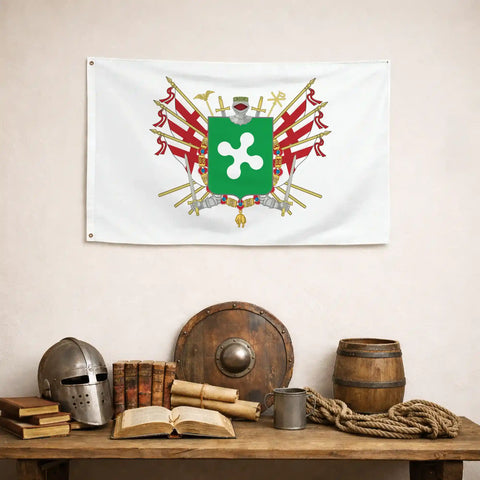Bandiera - Stemma della Lombardia - bandiera stemma araldica Lombardia