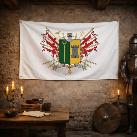 Bandiera - Stemma di Cologno Monzese - bandiera stemma araldica Lombardia