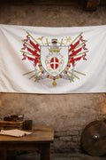 Bandiera - Stemma di Pavia - bandiera stemma araldica Lombardia