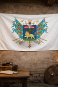 Bandiera - Stemma di Viterbo - bandiera stemma araldica Lazio