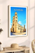 Poster Altamura Stampa Manifesto Vintage Retro Illustrato