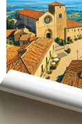 Poster Altomonte Stampa Manifesto Vintage Retro Illustrato