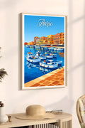 Poster Anzio Stampa Manifesto Vintage Retro Illustrato