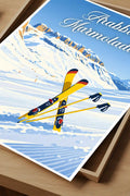 Poster Arabba Marmolada Stampa Vintage Retro Illustration