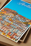 Poster Avellino Poster Vintage Retro Illustration