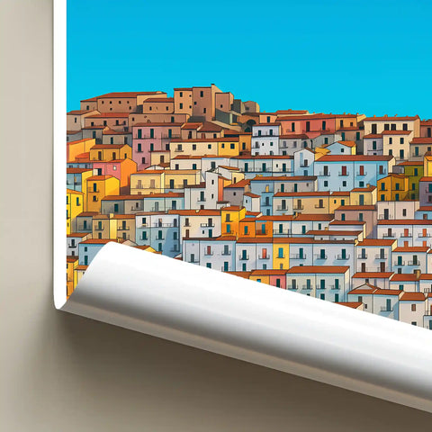 Poster Avellino Poster Vintage Retro Illustration