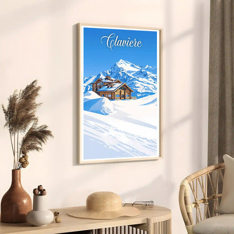 Poster Claviere Stampa Vintage Retro Illustration