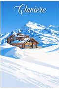 Poster Claviere Stampa Vintage Retro Illustration