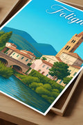 Poster Foligno Poster Vintage Retro Illustration