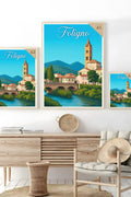 Poster Foligno Poster Vintage Retro Illustration