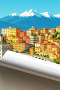 Poster Frosinone Poster Vintage Retro Illustration