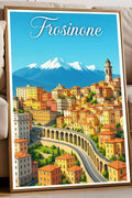 Poster Frosinone Poster Vintage Retro Illustration