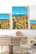 Poster Frosinone Poster Vintage Retro Illustration