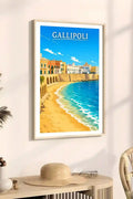 Poster Gallipoli Stampa Manifesto Vintage Retro Illustrato