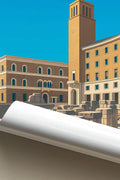 Poster Lecce Poster Vintage Retro Illustration