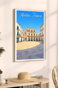Poster Martina Franca Stampa Manifesto Vintage Retro Illustrato