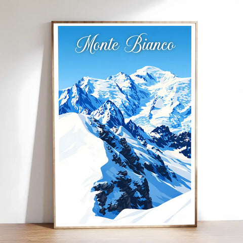 Poster - Monte Bianco