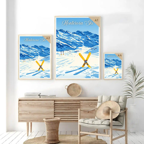 Poster - Monterosa Ski