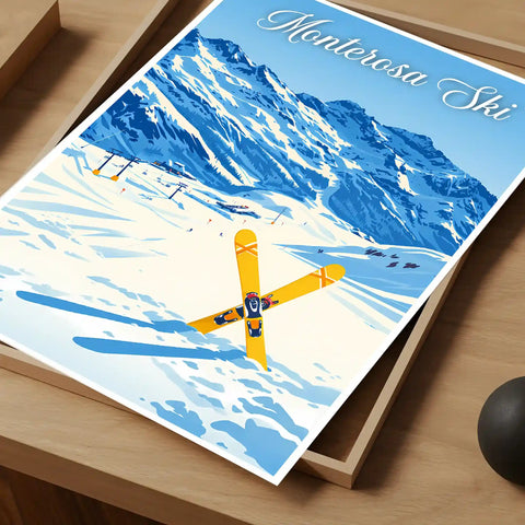 Poster - Monterosa Ski