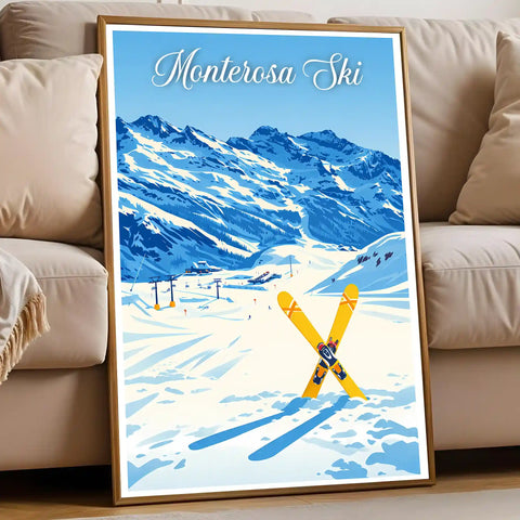 Poster - Monterosa Ski