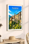 Poster Narni Stampa Manifesto Vintage Retro Illustrato