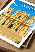 Poster Noto Stampa Manifesto Vintage Retro Illustrato