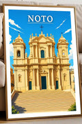 Poster Noto Stampa Manifesto Vintage Retro Illustrato