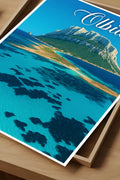 Poster Olbia Poster Vintage Retro Illustration